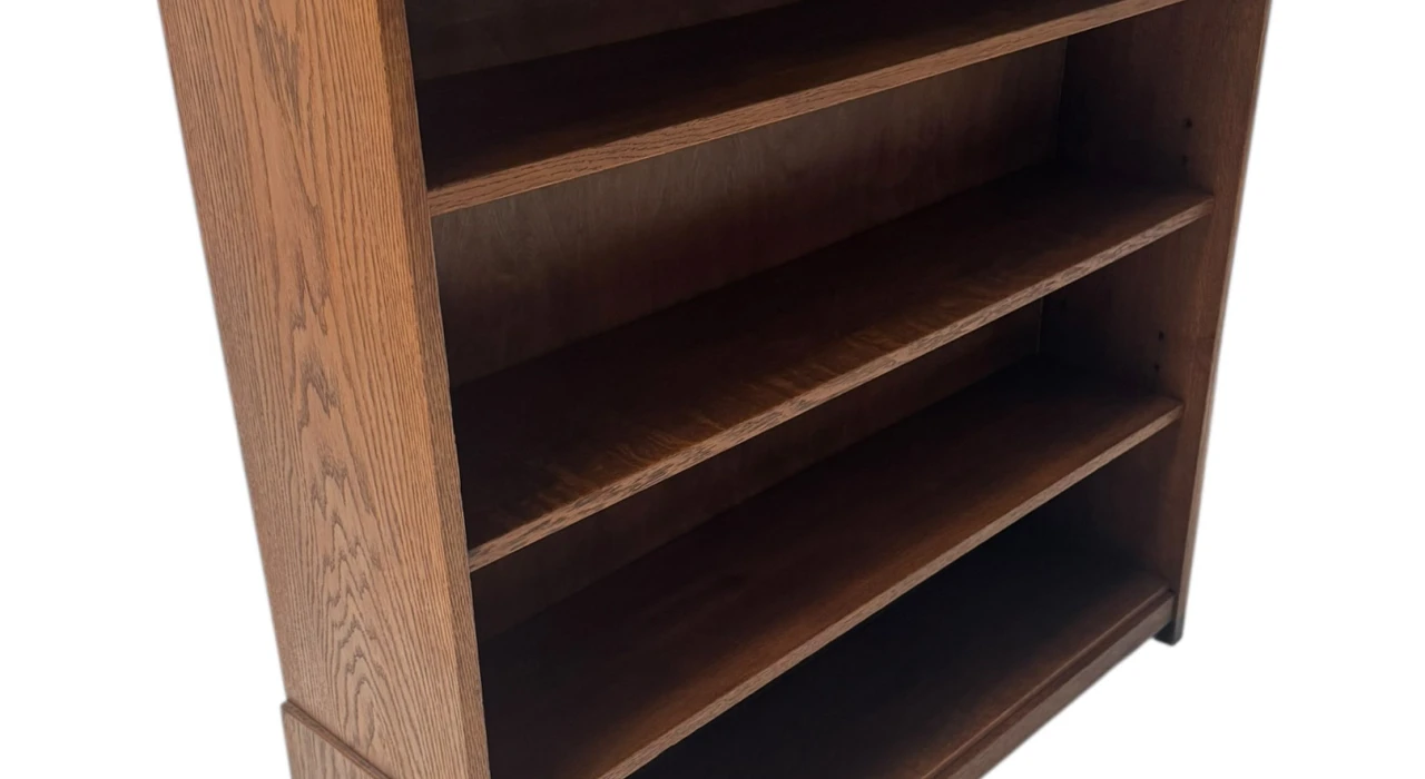 Art Deco Amsterdamse School Open Bookcase by Willem Penaat for Metz & Co., 1920s